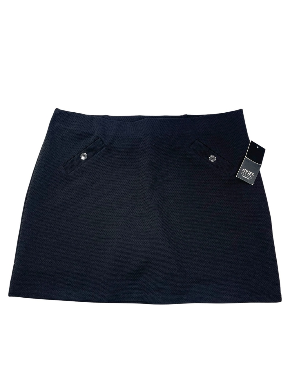 Jones New York Solid black Comfort Stretch Skort Size XL